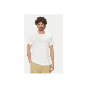 Tricou barbati  MARG31 JS206 - Bumbac - Alb