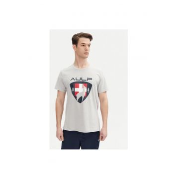 Tricou barbati  ROQUE M - Bumbac/Poliester reciclat - Gri