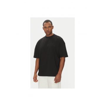 Tricou barbati  UMP25155TS - Bumbac - Negru