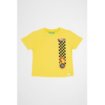 Tricou cu imprimeu Hot Wheels