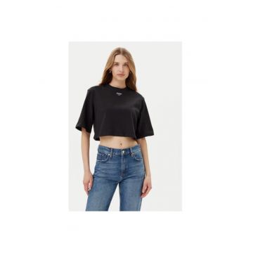 Tricou dama  10019319 30046280 - Bumbac - Negru