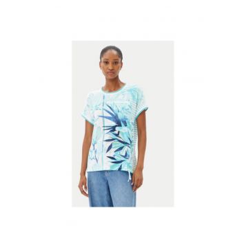 Tricou dama  11105047 - Viscoza - Albastru