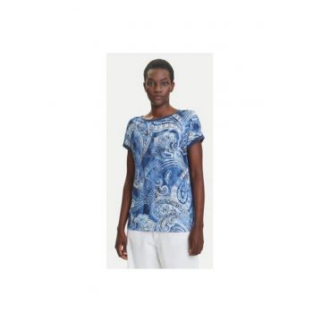 Tricou dama  11105117 - Bumbac/Modal - Albastru