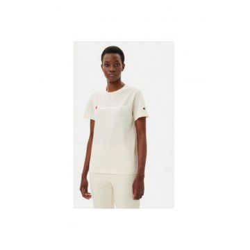 Tricou dama  118090 - Bumbac - Ecru