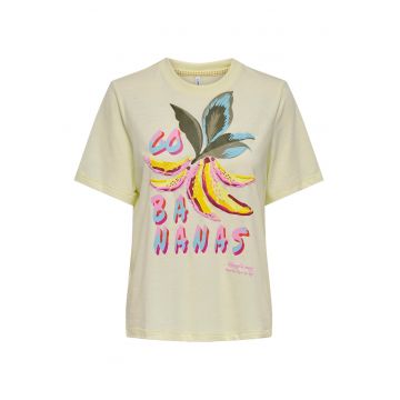 Tricou dama  15320615 - Bumbac/Poliester - Galben