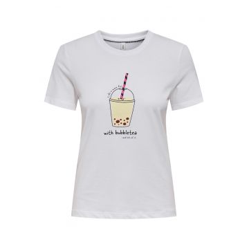 Tricou dama  15349901 - Bumbac organic - Alb