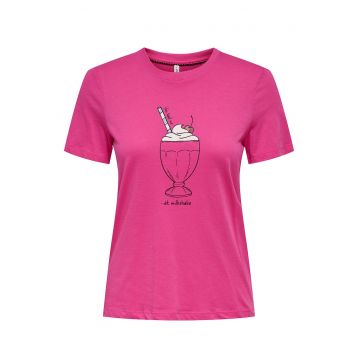 Tricou dama  15349901 - Bumbac organic - Roz
