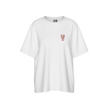 Tricou dama  17160811 - Bumbac organic - Alb