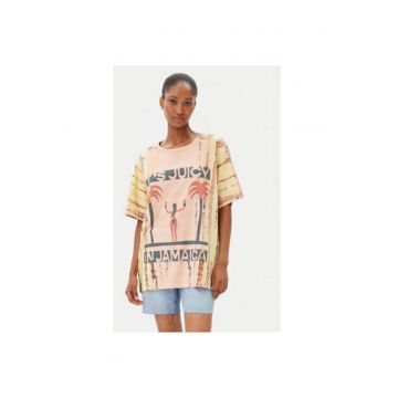 Tricou dama  26940 - Bumbac - Portocaliu