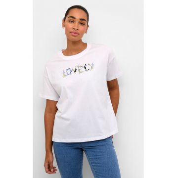 Tricou dama -  303582296 - Bumbac - Alb