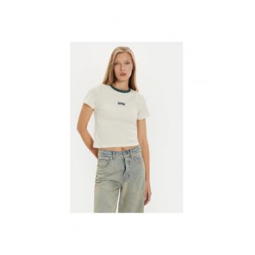 Tricou dama -  304240522 - Bumbac - Bej