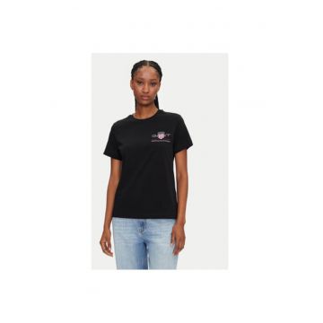 Tricou dama  4200277 - Bumbac - Negru