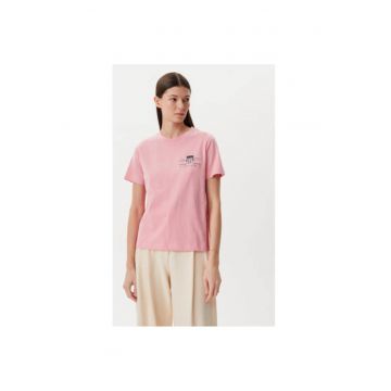 Tricou dama  4200277 - Bumbac - Roz