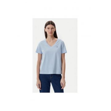 Tricou dama  4200750 - Bumbac - Albastru