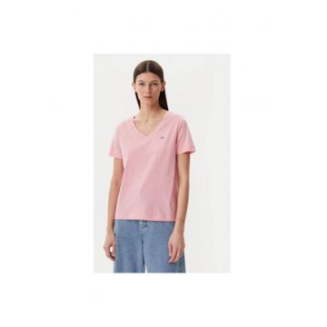 Tricou dama  4200750 - Bumbac - Roz