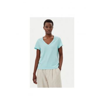 Tricou dama  723631-06 - Bumbac - Verde
