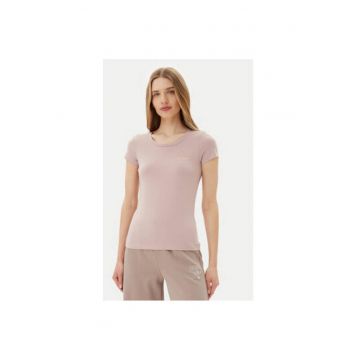 Tricou dama Ea7 Emporio Armani - 8NTT65 TJDQZ - Bumbac/Modal - Roz