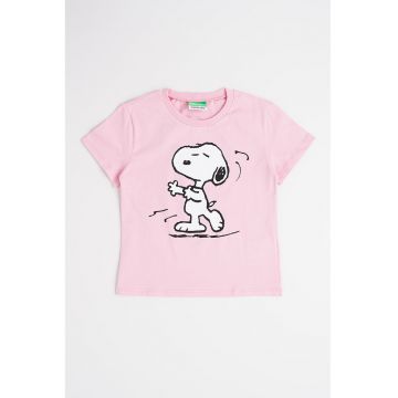 Tricou de bumbac cu impriemu Peanuts