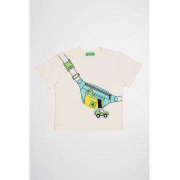 Tricou de bumbac cu imprimeu grafic