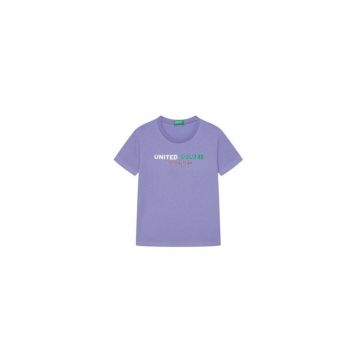 Tricou fete  3I1XC10MZ - Bumbac - Mov