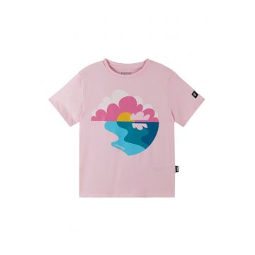 Tricou fete  5200189B - Poliester/Elastan - Roz