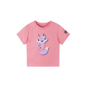 Tricou fete  5200351A - Poliester/Elastan - Roz