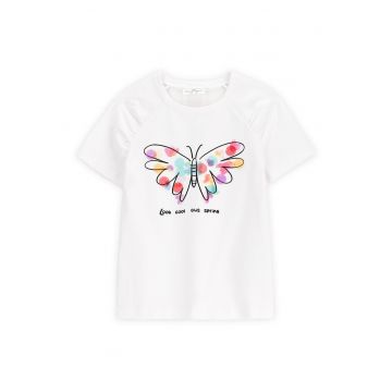 Tricou fete  WC5143202MGK - Bumbac/Elastan - Alb