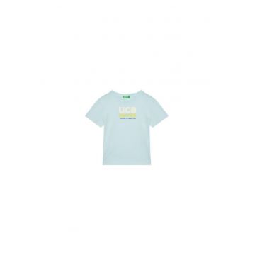 Tricou pentru baieti  3I1XG10JO - Bumbac - Albastru