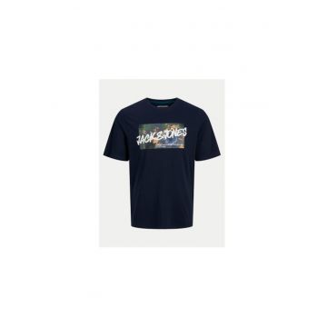 Tricou pentru baieti Jack Jones Junior - 12269916 - Bumbac - 176 CM - Bleumarin
