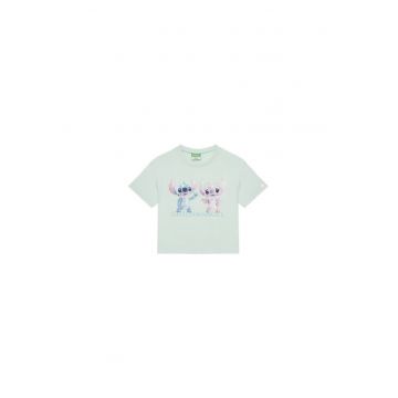Tricou pentru fete  35RYC10MV - Bumbac organic - Verde