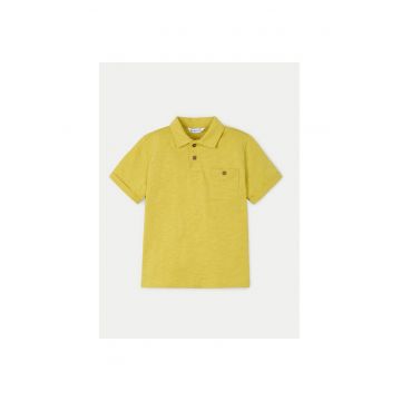 Tricou Polo baieti  3109 - Bumbac - Galben
