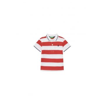 Tricou Polo baieti  39QAG300V - Bumbac - Rosu