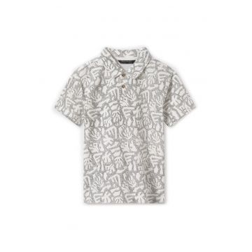 Tricou Polo baieti  6130 - Bumbac - Gri
