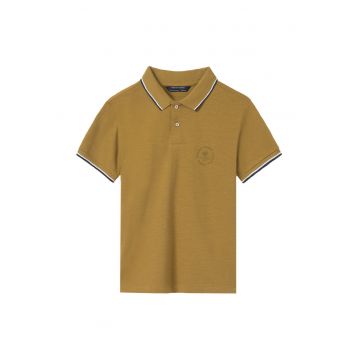Tricou Polo baieti  6133 - Bumbac - Kaki