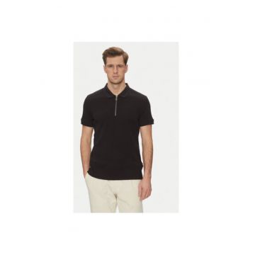 Tricou Polo barbati  10019351 30045674 - Bumbac/Nylon - Negru
