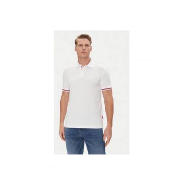 Tricou Polo barbati  10019361 30046012 - Bumbac - Alb
