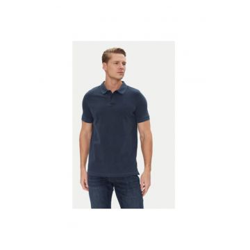 Tricou polo barbati  10019371 30045619 - Bumbac organic - Bleumarin