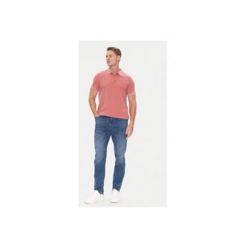 Tricou polo barbati  10019371 30045619 - Bumbac organic - Roz