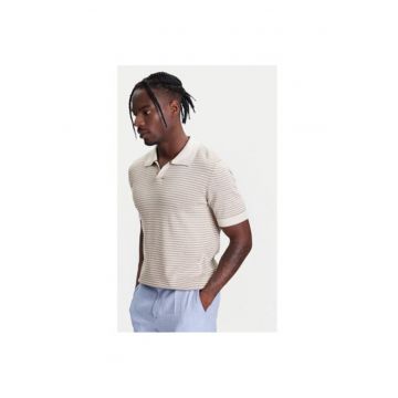 Tricou polo barbati  1094K301J - Bumbac - Bej