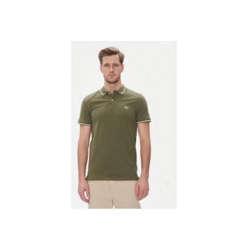 Tricou polo barbati  112363855 - Bumbac - Verde