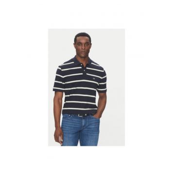 Tricou polo barbati  2014022 - Bumbac organic - Bleumarin