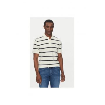 Tricou polo barbati  2014022 - Bumbac organic - Ecru