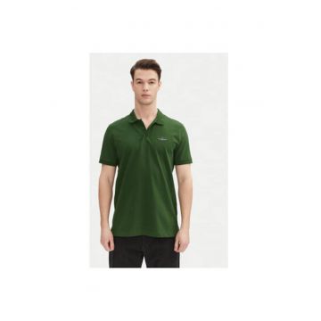Tricou polo barbati  251PO1843P191 - Bumbac - Verde