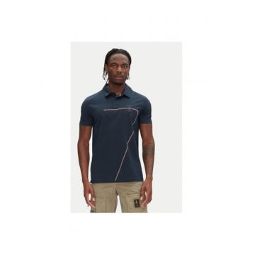 Tricou Polo barbati  251PO1862J682 - Bumbac - Bleumarin