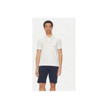Tricou polo barbati  25411209 - Bumbac - Alb