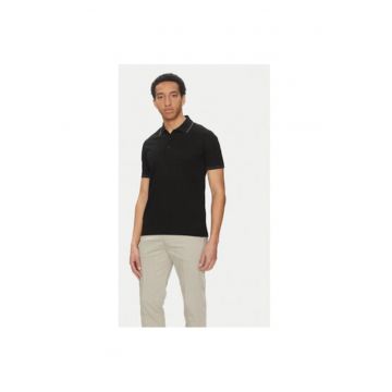 Tricou polo barbati  25411236 - Bumbac - Negru