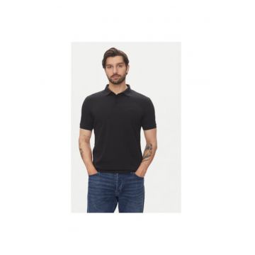 Tricou Polo barbati  30-404020 - Bumbac/Poliester - Negru