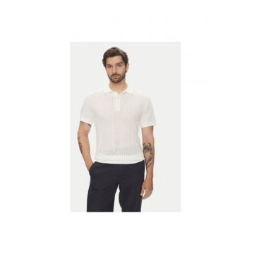 Tricou polo barbati  30-804126 - Bumbac - Ecru