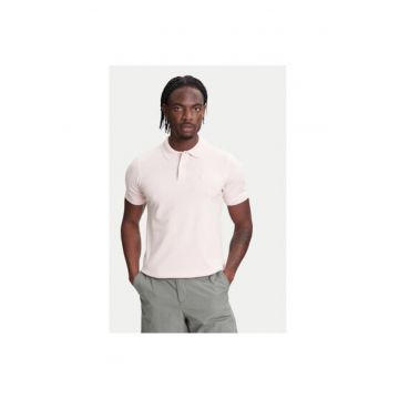 Tricou polo barbati  3WG9U301Z - Bumbac - Roz
