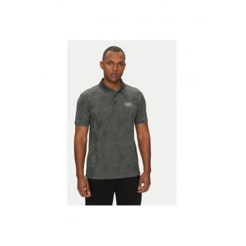 Tricou polo barbati Ea7 Emporio Armani - 7M000049 AF13917 - Poliester - Gri
